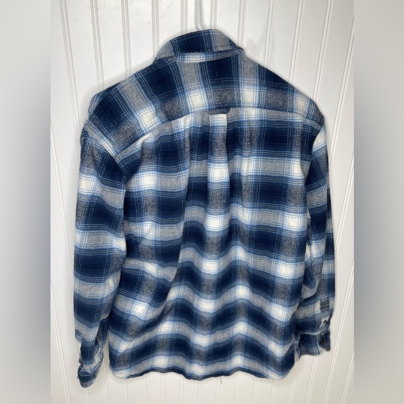 Jachs Mens Medium Button Down Blue - Picture 9 of 9